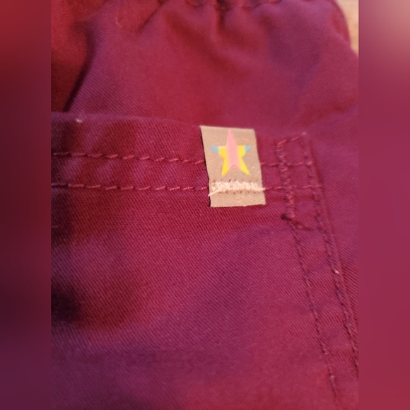 Purple Jogger Style Scrub Pants - Picture 4 of 5